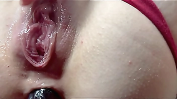 Double penetration. Fucking pussy close up. Anal fucking. Pink pussy. Cumming so hard